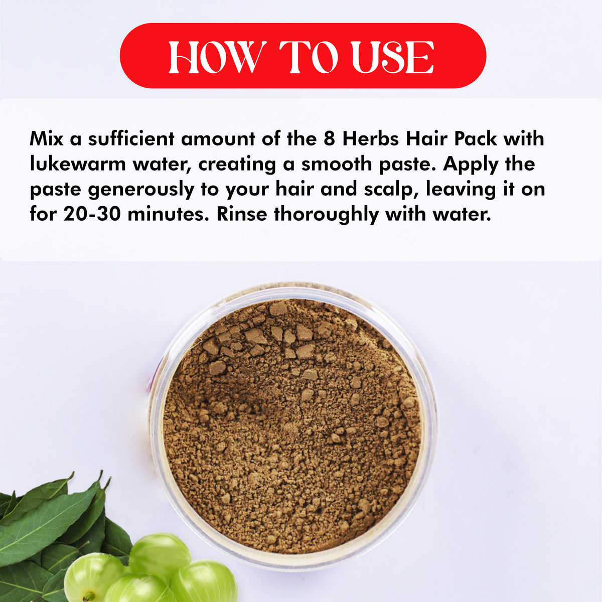 8 Herbs Hair Pack