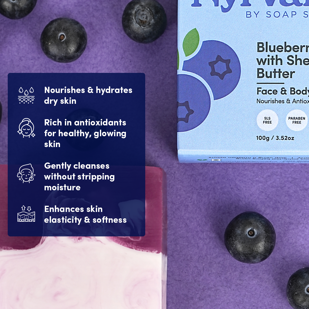 Blueberry with Shea Butter Soap