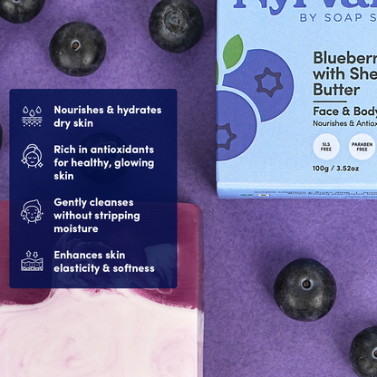 Blueberry with Shea Butter Soap