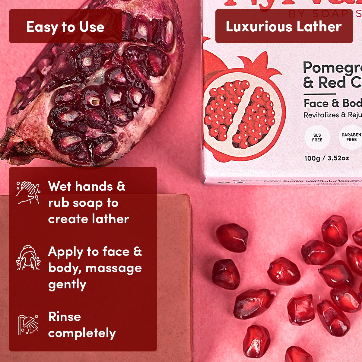 Pomegranate & Red Clay & Soap