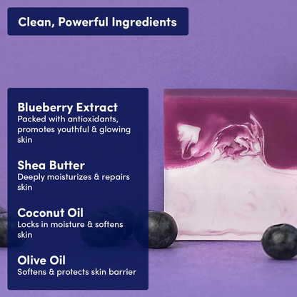 Blueberry with Shea Butter Soap