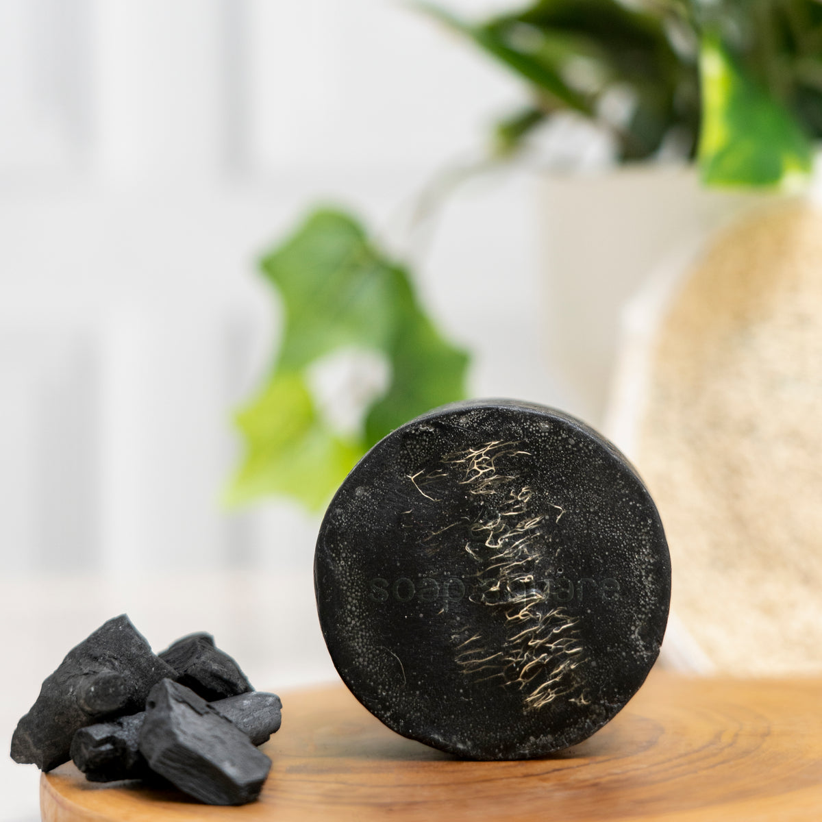 Activated Charcoal & Natural Loofah Soap