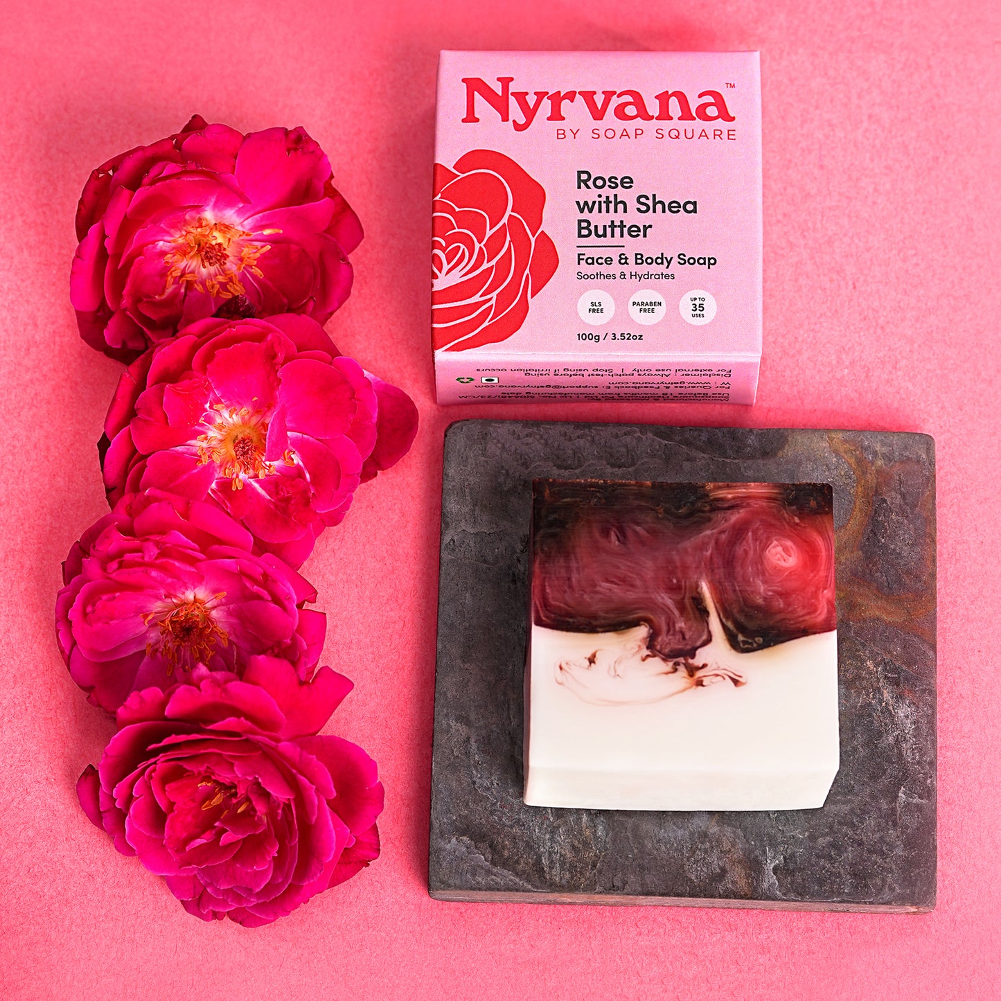 Red Rose with Shea Butter Soap