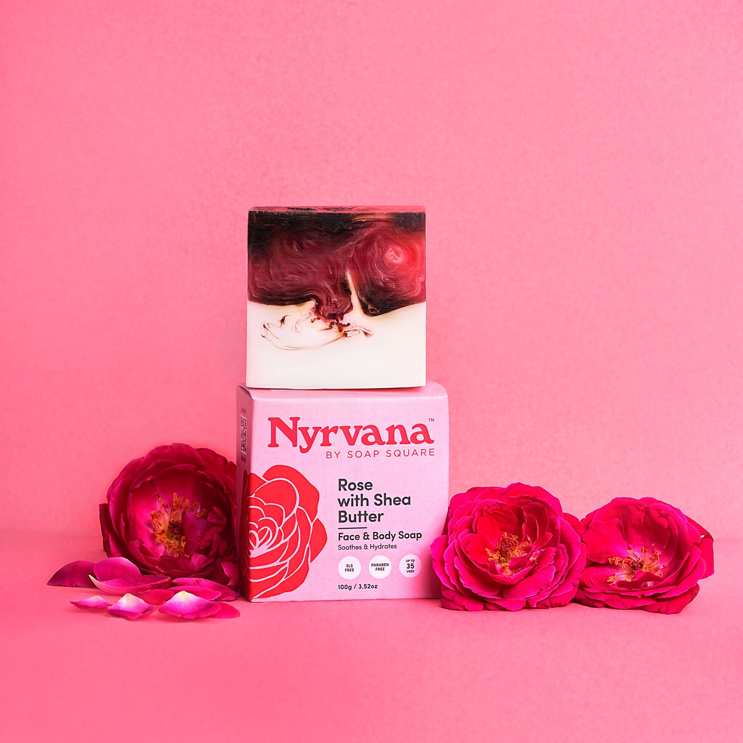 Red Rose with Shea Butter Soap