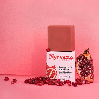 French Red Clay & Pomegranate Soap