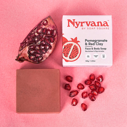 French Red Clay & Pomegranate Soap