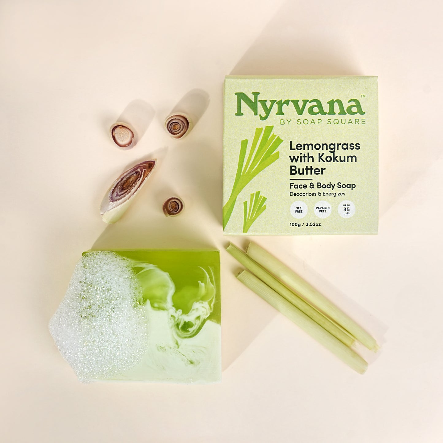 Lemongrass with Kokum Butter Soap