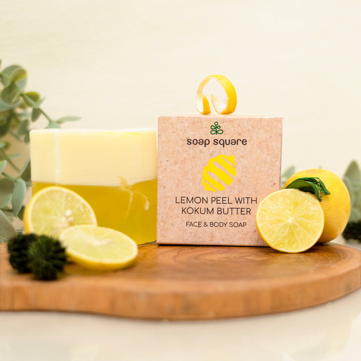 Lemon Peel with Kokum Butter Soap