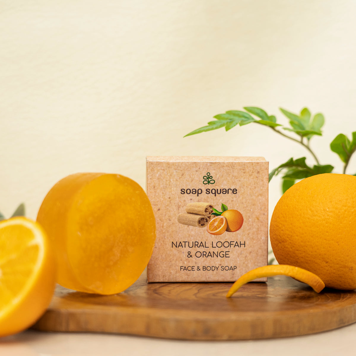 Natural Loofah in Orange Oil Soap
