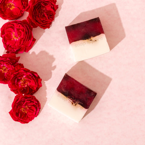 Red Rose with Shea Butter Soap