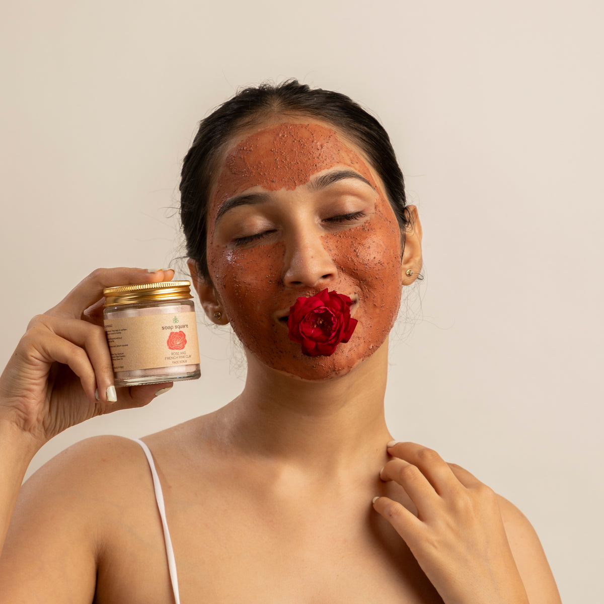 Rose & French Pink Clay Face Scrub